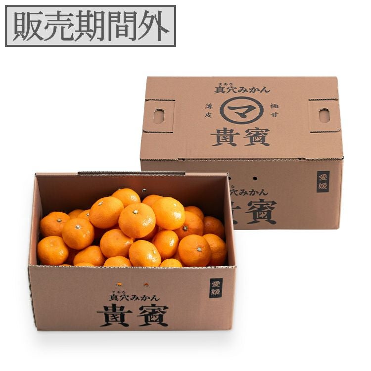 愛媛産】高級真穴みかん 貴賓(きひん)ーブランド｜真網代青果｜小粒（2箱）