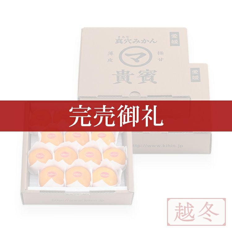 愛媛産】高級真穴みかん 貴賓(きひん)ーブランド｜真網代青果｜越冬